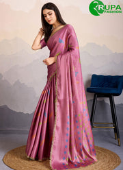 Beautiful Multi Color Fancy Sone Lace & Desinger Latakan Saree