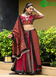 Multi Color Pure Cotton Festival Wear Lehenga Choli
