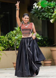 Beautiful Multi Color Pure Cotton Festival Wear Lehenga Choli