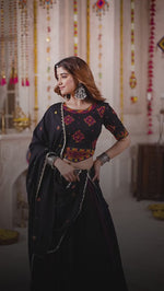 Load and play video in Gallery viewer, Multi Color Viscose Cotton Ready Made Traditional Lehenga Choli

